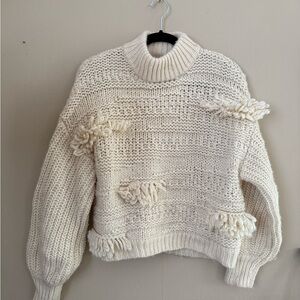 Universal Thread Cream Cowl Neck Sweater